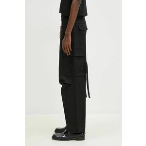 DARKPARK pantaloni de bumbac Saint culoarea negru, drept, MTR19.FAC48.0099 imagine