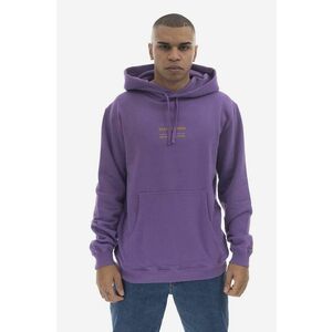 Maharishi hanorac de bumbac bărbați, culoarea violet, cu glugă, cu imprimeu 7010.PURPLE-PURPLE imagine