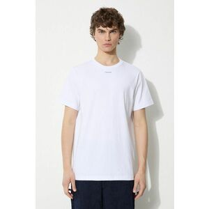 Maharishi tricou din bumbac Micro Maharishi barbati, culoarea alb, neted, 1307.WHITE imagine