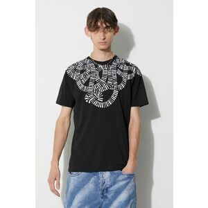 Marcelo Burlon tricou din bumbac Snake Wings culoarea negru, cu model imagine