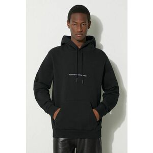 Marcelo Burlon hanorac de bumbac Party Quote Regular Hoodie bărbați, culoarea negru, cu glugă, cu imprimeu, CMBB007S24FLE0051001 imagine