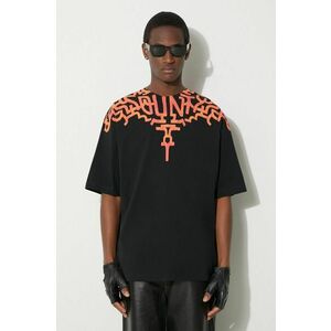 Marcelo Burlon tricou din bumbac Graffiti Wings bărbați, culoarea negru, cu imprimeu, CMAA054S24JER0011020 imagine