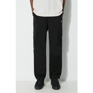 Marcelo Burlon pantaloni Cross Cotton Cargo bărbați, culoarea negru, cu fit cargo, CMCF014S24FAB0011001 imagine