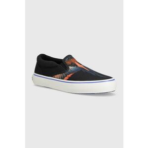 Marcelo Burlon tenisi Icon Wings Slip-On Vulcanized barbati, culoarea negru, CMIA079S24FAB0011026 imagine