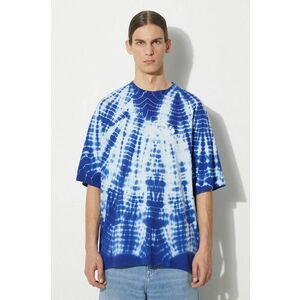 Marcelo Burlon tricou din bumbac Aop Soundwaves Over barbati, neted, CMAA054S24JER0044501 imagine