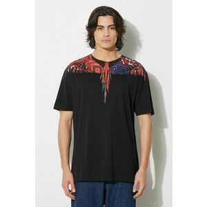 Marcelo Burlon tricou din bumbac Bandana Wings Basic Tee barbati, culoarea negru, cu imprimeu, CMAA056F24JER0031027 imagine