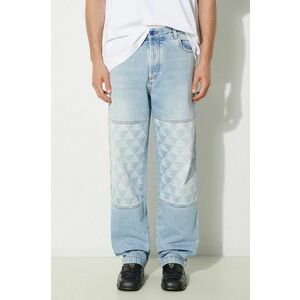 Marcelo Burlon jeansi Laser Cross Dnm Straight Pant barbati CMYA030F24DEN0034034 imagine