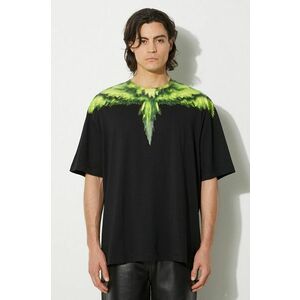 Marcelo Burlon tricou din bumbac Colordust Wings Over Tee barbati, culoarea negru, cu imprimeu, CMAA054F24JER0011055 imagine