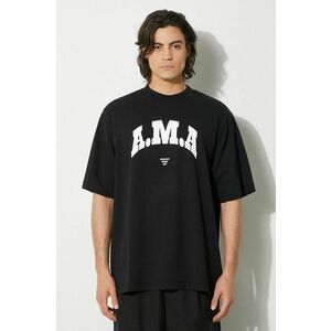 Marcelo Burlon tricou din bumbac Ama Over Tee barbati, culoarea negru, cu imprimeu, CMAA054F24JER00B1001 imagine