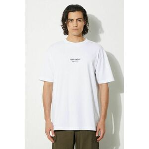 Marcelo Burlon tricou din bumbac Que Onda Basic Tee barbati, culoarea alb, cu imprimeu, CMAA056F24JER0070110 imagine