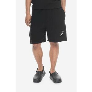 Neil Barett pantaloni scurți din bumbac culoarea negru PBJP060.U509-01 imagine