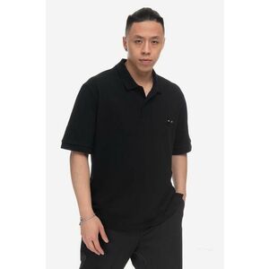 Neil Barett tricou polo bărbați, culoarea negru, cu imprimeu PBJT143.U500-3158 imagine