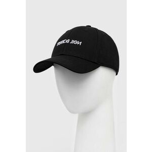 Neil Barett șapcă LOGO CAP culoarea negru, cu imprimeu, PBCP320C.C9503.524 imagine