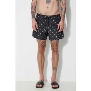 Neil Barrett pantaloni scurti de baie All-Over Micro Bolts culoarea negru, MY58026A-Y068-524N imagine