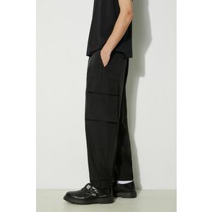 Neil Barrett pantaloni Fireman Loose Cargo Trousers barbati, culoarea negru, cu fason cargo, MY30077B-Y032-001N imagine