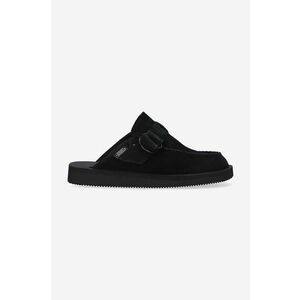 Suicoke papuci din piele culoarea negru LEMI.SAB-BLACK. imagine