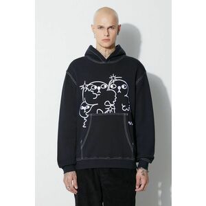 Taikan hanorac de bumbac Taikan By Joshua "Running" Hoodie bărbați, culoarea negru, cu glugă, cu imprimeu TH0006.BLKCST imagine