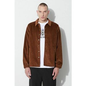 Taikan geacă din velur Corduroy Manager'S Jacket culoarea maro, de tranziție TJ0008.DNE imagine