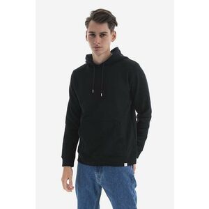 Norse Projects hanorac de bumbac Vagn Classic Hood bărbați, culoarea negru, cu glugă, uni N20.1276.9999-9999 imagine