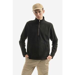 Norse Projects bluză Frederik Fleece Half Zip bărbați, culoarea negru, uni N20.1286.9999-9999 imagine