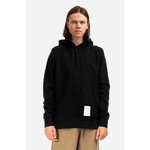 Norse Projects hanorac de bumbac Kristian Tab Series Hood bărbați, culoarea negru, cu glugă, uni N20.1294.9999-9999 imagine