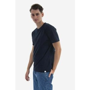 Norse Projects tricou din bumbac Niels Standard SS culoarea bleumarin, uni N01.0559.7004-7004 imagine