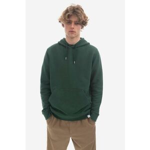 Norse Projects hanorac de bumbac Vagn Classic bărbați, culoarea verde, cu glugă, uni N20.1276.8112-8112 imagine