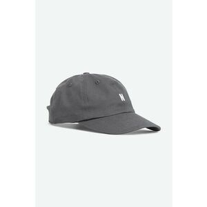 Norse Projects șapcă de baseball din bumbac culoarea gri, uni N80.0001.1072-1072 imagine