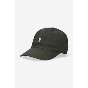 Norse Projects șapcă de baseball din bumbac Twill Sports Cap culoarea verde, uni N80.0001.8109 imagine