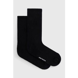 Norse Projects ciorapi de bumbac Bjarki N Logo Sport Sock - 2 Pack culoarea bleumarin N82.0065.7004 imagine