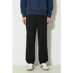 Norse Projects pantaloni Aros Regular Organic barbati, culoarea negru, drept, N25.0368.9999 imagine