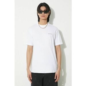 Norse Projects tricou din bumbac Johannes barbati, culoarea alb, cu imprimeu, N01.0606.0001 imagine