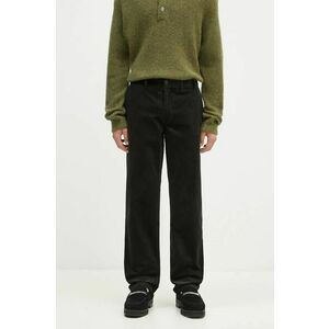 Norse Projects pantaloni de catifea cord Aros culoarea verde, drept, N25.0407.8109 imagine