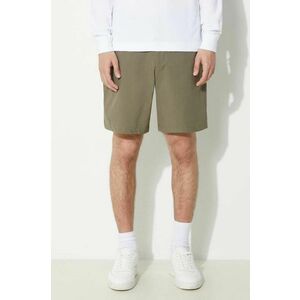 Norse Projects pantaloni scurti Ezra Relaxed Solotex barbati, culoarea verde, N35.0603.8076 imagine