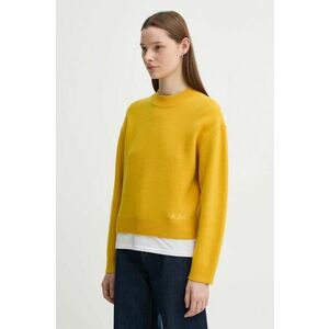 A.P.C. pulover de lana pull esther femei, culoarea galben, WVBDK.F23373 imagine