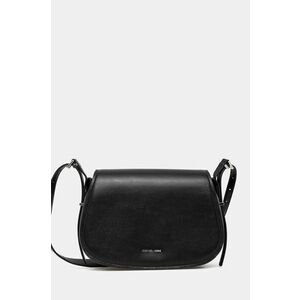 MICHAEL Michael Kors poseta de piele culoarea negru, 30R5SL0M2L imagine