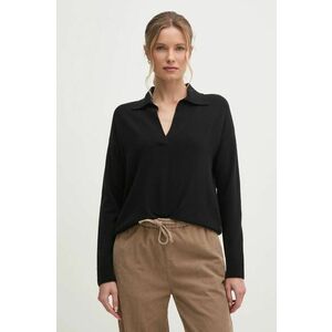 Sisley pulover femei, culoarea negru, light, 1044M300A imagine