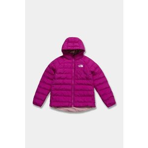 The North Face geaca reversibila pentru copii REVERSIBLE PERRITO HOODED JACKET culoarea roz, NF0A88UE1I71 imagine