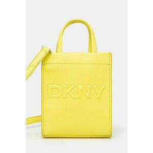 Dkny poseta culoarea galben, R44AZI34 imagine