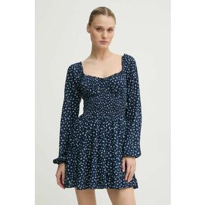 Hollister Co. rochie culoarea albastru marin, mini, evazati, KI359-4295 imagine