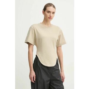 adidas by Stella McCartney tricou femei, culoarea bej, JJ2552 imagine