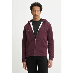 Superdry bluza barbati, culoarea bordo, cu glugă, neted, M2013116A-C4U imagine