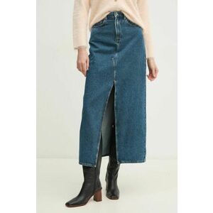 Pepe Jeans fustă din denim MAXI SKIRT HW maxi, dreaptă, PL901185EF2L imagine