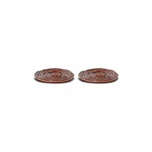 Byon set de farfurii pentru desert Coaster Veggie 2-pack culoarea bordo imagine