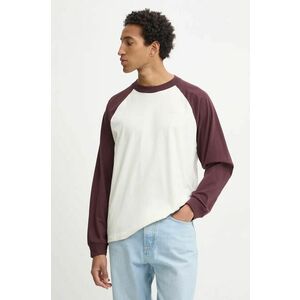 Hollister Co. longsleeve din bumbac culoarea bej, modelator, KI324-4170 imagine