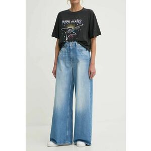 Pepe Jeans jeansi WIDE LEG JEANS UHW JAIMY femei, PL204740MS7 imagine