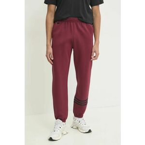 adidas Originals pantaloni de trening NC PANTS culoarea bordo, neted, JC9902 imagine