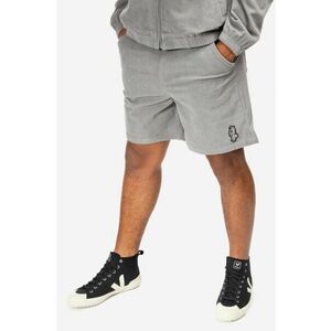 Billionaire Boys Club pantaloni scurți Corduroy Shorts bărbați, culoarea gri B22208-GREY imagine