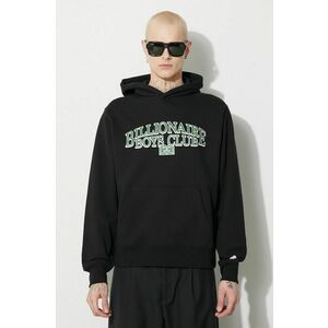 Billionaire Boys Club hanorac de bumbac Scholar Popover bărbați, culoarea negru, cu glugă, cu imprimeu, B23434 imagine