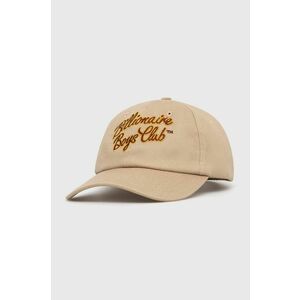 Billionaire Boys Club șapcă de baseball din bumbac Script Logo Embroidered culoarea bej, cu imprimeu, B24144 imagine